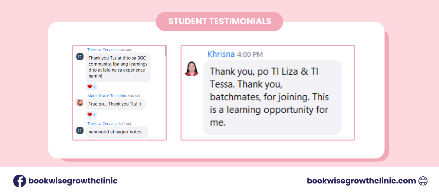 STUDENT TESTIMONIALS 2